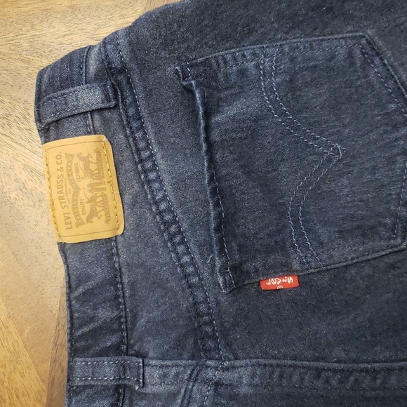 Levi's Navy Jean Shorts Classic Denim Style Girls Size 14 - Picture 6 of 6